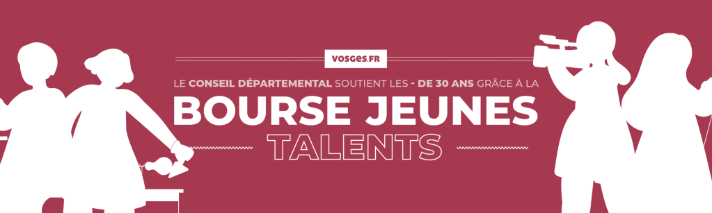 Une aide de 1 000 € pour les jeunes talents vosgiens avec le Département des Vosges !